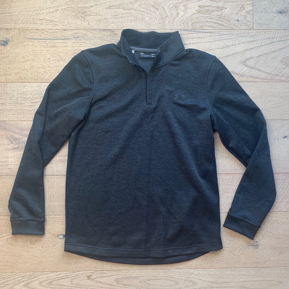 Under Armour 1/4 Zip Pullover Mens Medium Black